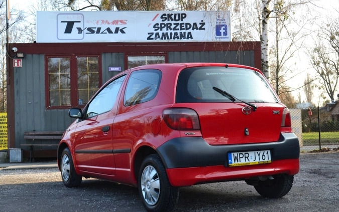 Toyota Yaris cena 3800 przebieg: 175000, rok produkcji 2000 z Warszawa małe 37